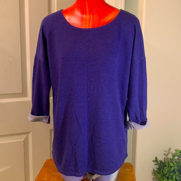 H&M Divided Grape Purple Core Lounge Top - Picture 2 of 10